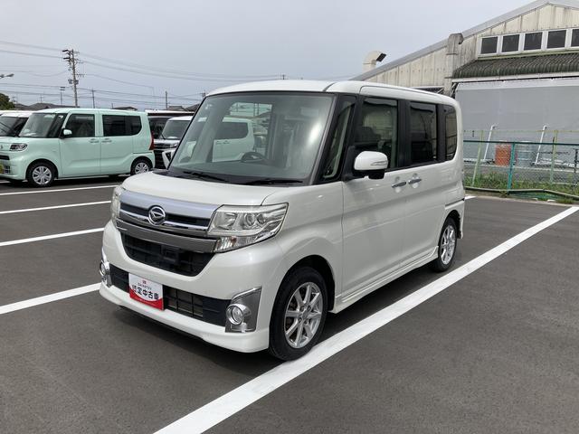タントカスタムＸ　ＳＡ１４インチアルミホイール　キーフリーシステム　パワースライドドア（左側）　オートエアコン（プッシュ式）　ＬＥＤヘッドランプ（静岡県）の中古車