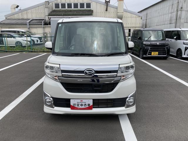 タントカスタムＸ　ＳＡ１４インチアルミホイール　キーフリーシステム　パワースライドドア（左側）　オートエアコン（プッシュ式）　ＬＥＤヘッドランプ（静岡県）の中古車
