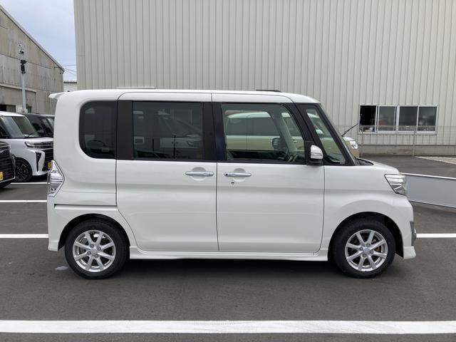 タントカスタムＸ　ＳＡ１４インチアルミホイール　キーフリーシステム　パワースライドドア（左側）　オートエアコン（プッシュ式）　ＬＥＤヘッドランプ（静岡県）の中古車