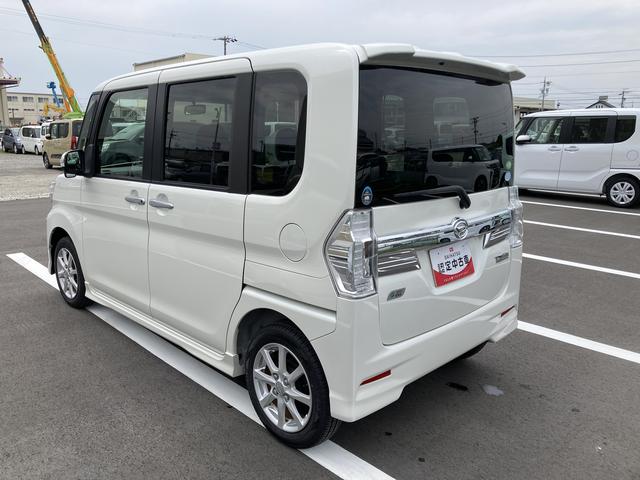 タントカスタムＸ　ＳＡ１４インチアルミホイール　キーフリーシステム　パワースライドドア（左側）　オートエアコン（プッシュ式）　ＬＥＤヘッドランプ（静岡県）の中古車