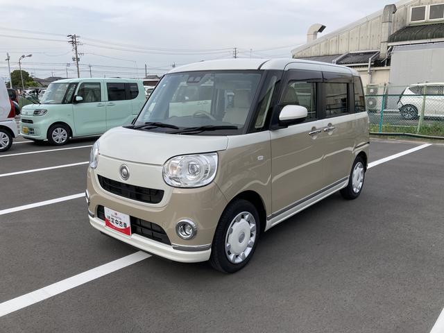 ムーヴキャンバスＧメイクアップＶＳ　ＳＡIII１４インチフルホイールキャップ　ＬＥＤヘッドランプ　キーフリーシステム　両側パワースライドドア　オートエアコン（プッシュ式）　オートライト　置きラクボックス（静岡県）の中古車
