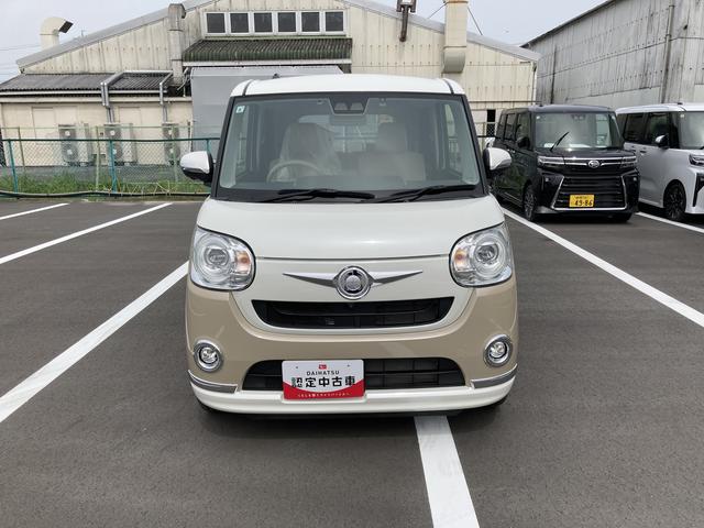ムーヴキャンバスＧメイクアップＶＳ　ＳＡIII１４インチフルホイールキャップ　ＬＥＤヘッドランプ　キーフリーシステム　両側パワースライドドア　オートエアコン（プッシュ式）　オートライト　置きラクボックス（静岡県）の中古車