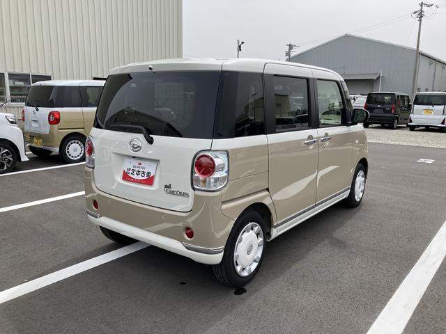 ムーヴキャンバスＧメイクアップＶＳ　ＳＡIII１４インチフルホイールキャップ　ＬＥＤヘッドランプ　キーフリーシステム　両側パワースライドドア　オートエアコン（プッシュ式）　オートライト　置きラクボックス（静岡県）の中古車