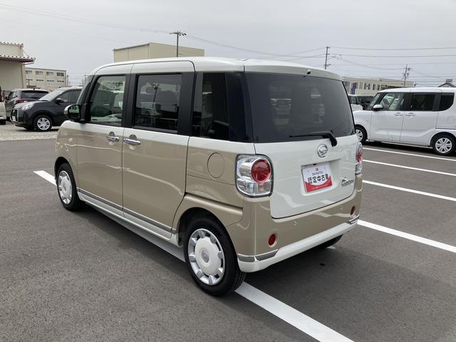 ムーヴキャンバスＧメイクアップＶＳ　ＳＡIII１４インチフルホイールキャップ　ＬＥＤヘッドランプ　キーフリーシステム　両側パワースライドドア　オートエアコン（プッシュ式）　オートライト　置きラクボックス（静岡県）の中古車