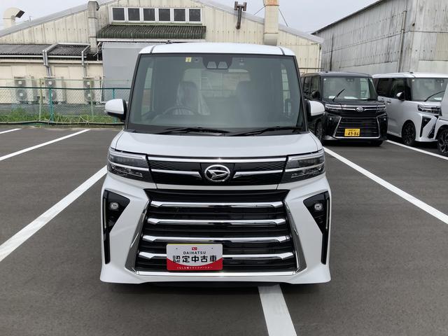 タントカスタムＲＳ１５インチアルミホイール　大型エアロバンパー　フルＬＥＤヘッドランプ　オート格納式カラードドアミラー　本革巻ステアリングホイール（静岡県）の中古車