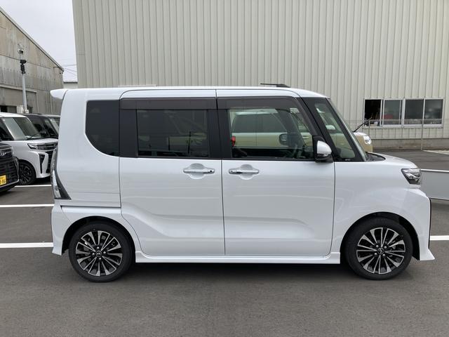 タントカスタムＲＳ１５インチアルミホイール　大型エアロバンパー　フルＬＥＤヘッドランプ　オート格納式カラードドアミラー　本革巻ステアリングホイール（静岡県）の中古車