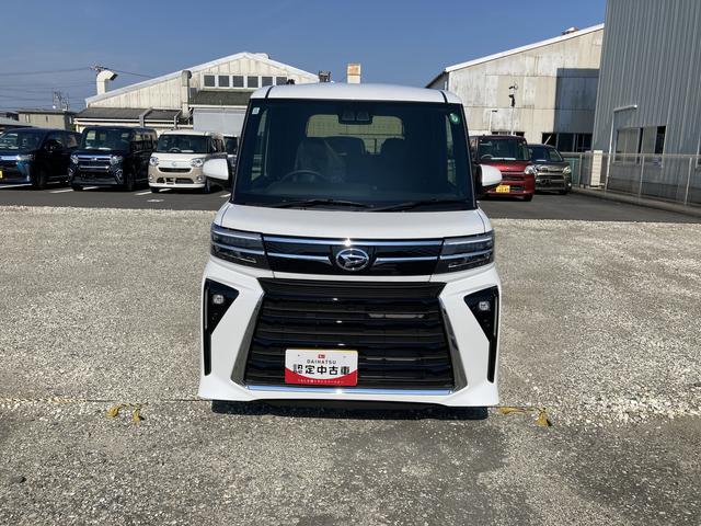 タントカスタムＸ１４インチアルミホイール　大型エアロバンパー　フルＬＥＤヘッドランプ　オート格納式カラードドアミラー　両側パワースライドドア　キーフリーシステム　プッシュボタンスタート（静岡県）の中古車