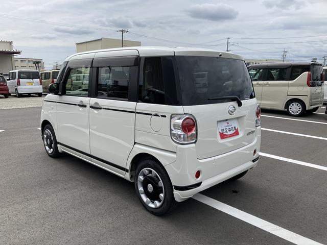 ムーヴキャンバスＧブラックアクセントリミテッド　ＳＡIII１４インチフルホイールキャップ　ＬＥＤヘッドランプ　キーフリーシステム　両側パワースライドドア　オートエアコン（プッシュ式）　オートライト　置きラクボックス（静岡県）の中古車