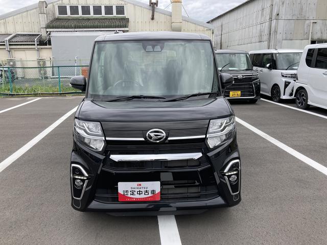 タントカスタムＸ１４インチアルミホイール　大型エアロバンパー　フルＬＥＤヘッドランプ　オート格納式カラードドアミラー　両側パワースライドドア　キーフリーシステム　プッシュボタンスタート（静岡県）の中古車