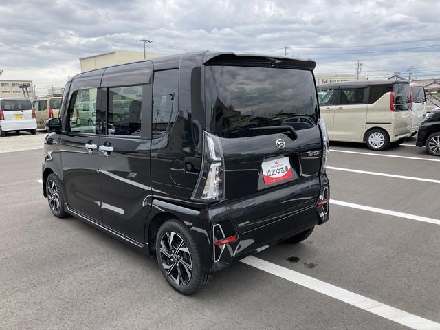 タントカスタムＸ１４インチアルミホイール　大型エアロバンパー　フルＬＥＤヘッドランプ　オート格納式カラードドアミラー　両側パワースライドドア　キーフリーシステム　プッシュボタンスタート（静岡県）の中古車