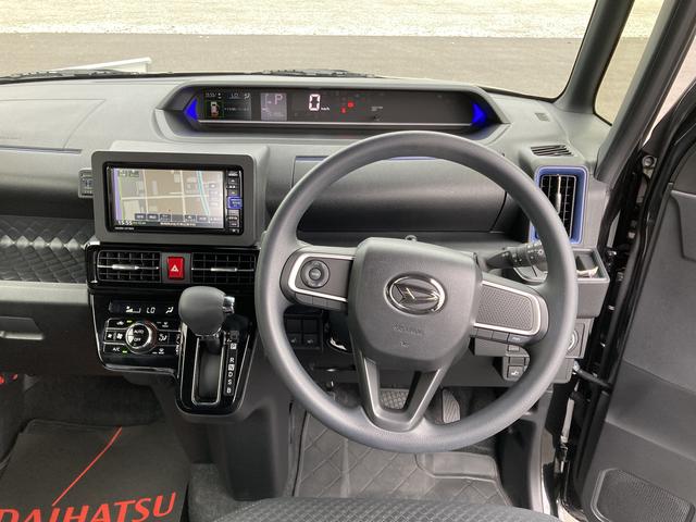 タントカスタムＸ１４インチアルミホイール　大型エアロバンパー　フルＬＥＤヘッドランプ　オート格納式カラードドアミラー　両側パワースライドドア　キーフリーシステム　プッシュボタンスタート（静岡県）の中古車