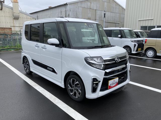 タントカスタムＸスタイルセレクション１４インチアルミホイール　大型エアロバンパー　フルＬＥＤヘッドランプ　オート格納式カラードドアミラー　両側パワースライドドア　キーフリーシステム　プッシュボタンスタート（静岡県）の中古車