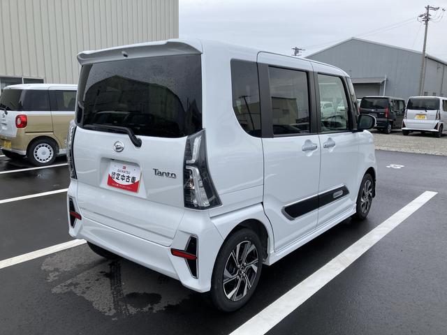 タントカスタムＸスタイルセレクション１４インチアルミホイール　大型エアロバンパー　フルＬＥＤヘッドランプ　オート格納式カラードドアミラー　両側パワースライドドア　キーフリーシステム　プッシュボタンスタート（静岡県）の中古車