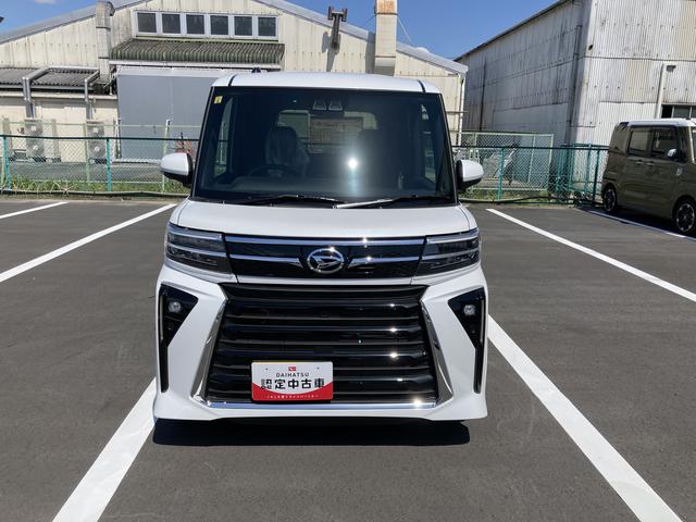 タントカスタムＲＳ１５インチアルミホイール　大型エアロバンパー　フルＬＥＤヘッドランプ　オート格納式カラードドアミラー　本革巻ステアリングホイール（静岡県）の中古車