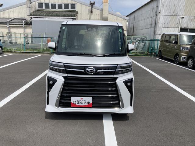 タントカスタムＸ１４インチアルミホイール　大型エアロバンパー　フルＬＥＤヘッドランプ　オート格納式カラードドアミラー　両側パワースライドドア　キーフリーシステム　プッシュボタンスタート（静岡県）の中古車