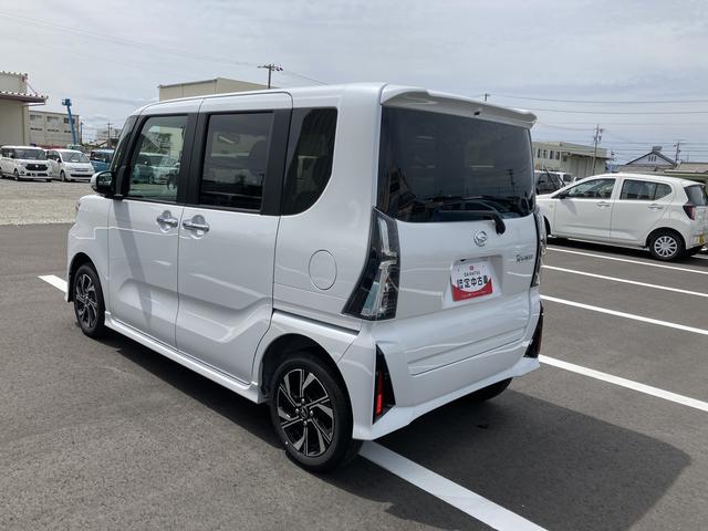 タントカスタムＸ１４インチアルミホイール　大型エアロバンパー　フルＬＥＤヘッドランプ　オート格納式カラードドアミラー　両側パワースライドドア　キーフリーシステム　プッシュボタンスタート（静岡県）の中古車