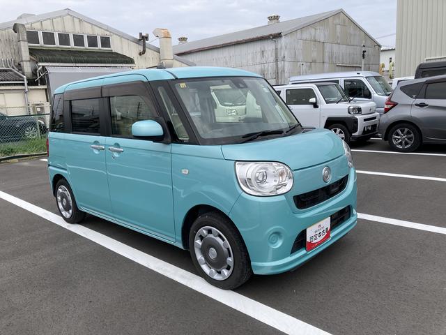 ムーヴキャンバスＧ　ＳＡII１４インチフルホイールキャップ　ＬＥＤヘッドランプ　キーフリーシステム　両側パワースライドドア　オートエアコン（プッシュ式）　オートライト　プッシュボタンスタート（静岡県）の中古車