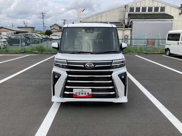 タントカスタムＲＳ１５インチアルミホイール　大型エアロバンパー　フルＬＥＤヘッドランプ　オート格納式カラードドアミラー　本革巻ステアリングホイール（静岡県）の中古車
