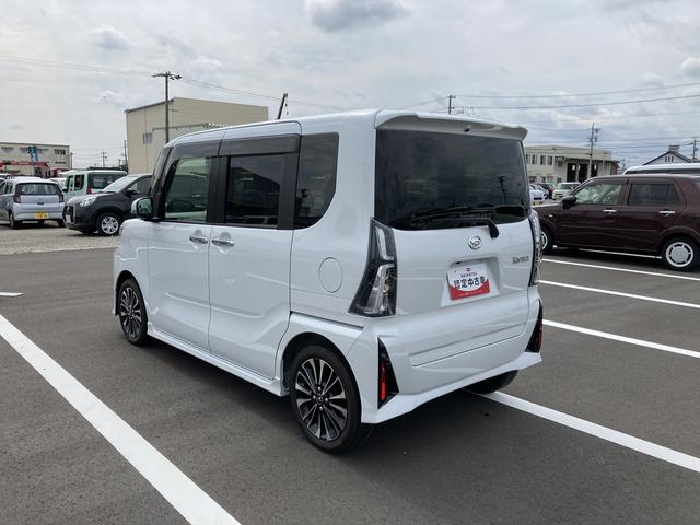 タントカスタムＲＳ１５インチアルミホイール　大型エアロバンパー　フルＬＥＤヘッドランプ　オート格納式カラードドアミラー　本革巻ステアリングホイール（静岡県）の中古車
