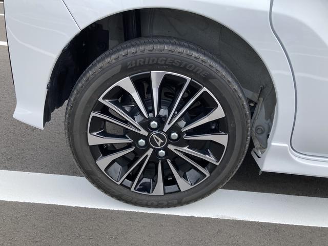 タントカスタムＲＳ１５インチアルミホイール　大型エアロバンパー　フルＬＥＤヘッドランプ　オート格納式カラードドアミラー　本革巻ステアリングホイール（静岡県）の中古車
