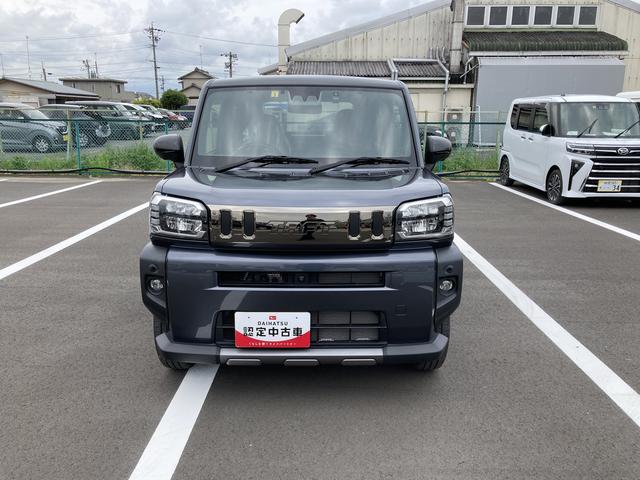 タフトＧターボ　ダーククロムベンチャー１５インチアルミホイール　オートレベリング機能付フルＬＥＤヘッドランプ　ＬＥＤフォグランプ　本革巻ステアリングホイール　本革巻インパネセンターシフト（静岡県）の中古車