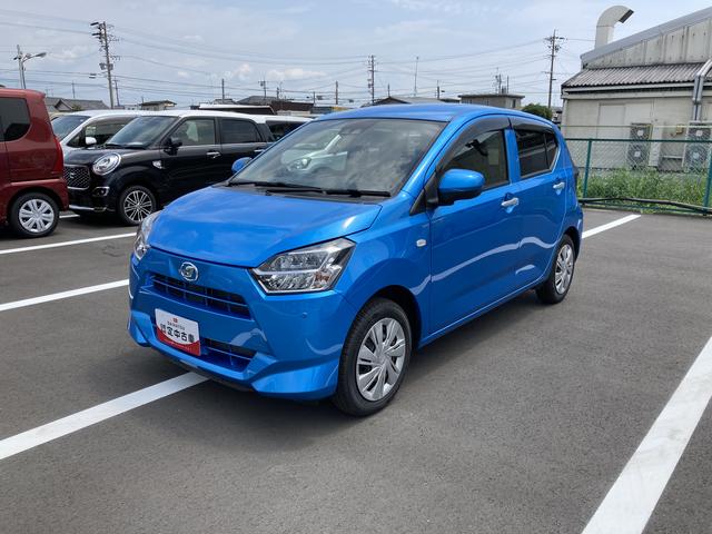 ミライースＸ　ＳＡIII１４インチフルホイールキャップ　ＬＥＤヘッドランプ　電動格納式（カラード）ドアミラー　自発光式デジタルメーターブルーイルミネーションメーター　マニュアルエアコン（ダイヤル式）　キーレスエントリー（静岡県）の中古車