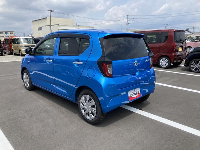 ミライースＸ　ＳＡIII１４インチフルホイールキャップ　ＬＥＤヘッドランプ　電動格納式（カラード）ドアミラー　自発光式デジタルメーターブルーイルミネーションメーター　マニュアルエアコン（ダイヤル式）　キーレスエントリー（静岡県）の中古車
