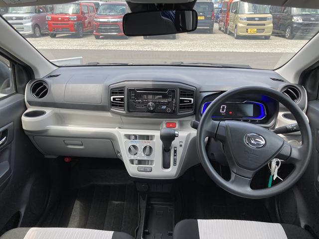ミライースＸ　ＳＡIII１４インチフルホイールキャップ　ＬＥＤヘッドランプ　電動格納式（カラード）ドアミラー　自発光式デジタルメーターブルーイルミネーションメーター　マニュアルエアコン（ダイヤル式）　キーレスエントリー（静岡県）の中古車