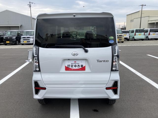 タントカスタムＸ１４インチアルミホイール　大型エアロバンパー　フルＬＥＤヘッドランプ　オート格納式カラードドアミラー　両側パワースライドドア　キーフリーシステム　プッシュボタンスタート（静岡県）の中古車