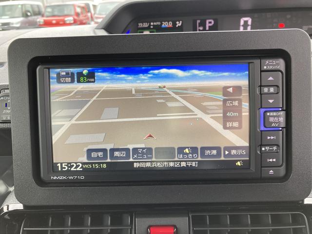 タントカスタムＸ１４インチアルミホイール　大型エアロバンパー　フルＬＥＤヘッドランプ　オート格納式カラードドアミラー　両側パワースライドドア　キーフリーシステム　プッシュボタンスタート（静岡県）の中古車