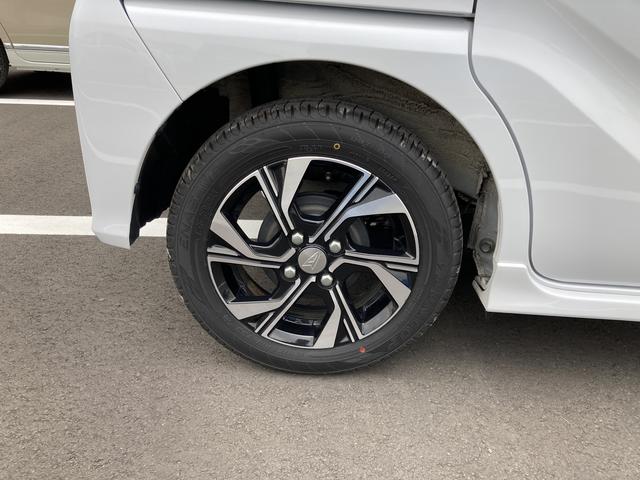 タントカスタムＸ１４インチアルミホイール　大型エアロバンパー　フルＬＥＤヘッドランプ　オート格納式カラードドアミラー　両側パワースライドドア　キーフリーシステム　プッシュボタンスタート（静岡県）の中古車