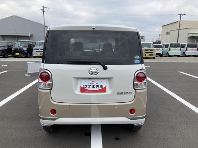 ムーヴキャンバスＧメイクアップＶＳ　ＳＡIII１４インチフルホイールキャップ　ＬＥＤヘッドランプ　キーフリーシステム　両側パワースライドドア　オートエアコン（プッシュ式）　オートライト　置きラクボックス（静岡県）の中古車