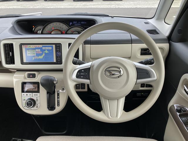 ムーヴキャンバスＧメイクアップＶＳ　ＳＡIII１４インチフルホイールキャップ　ＬＥＤヘッドランプ　キーフリーシステム　両側パワースライドドア　オートエアコン（プッシュ式）　オートライト　置きラクボックス（静岡県）の中古車