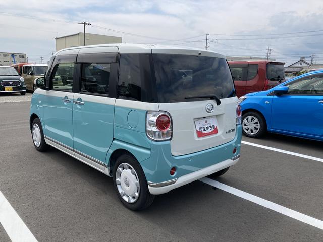 ムーヴキャンバスＧメイクアップＶＳ　ＳＡIII１４インチフルホイールキャップ　ＬＥＤヘッドランプ　キーフリーシステム　両側パワースライドドア　オートエアコン（プッシュ式）　オートライト　置きラクボックス（静岡県）の中古車