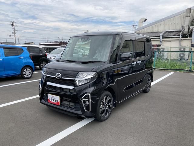 タントカスタムＸ１４インチアルミホイール　大型エアロバンパー　フルＬＥＤヘッドランプ　オート格納式カラードドアミラー　両側パワースライドドア　キーフリーシステム　プッシュボタンスタート（静岡県）の中古車