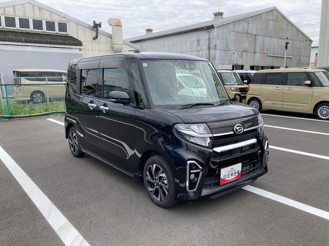 タントカスタムＸ１４インチアルミホイール　大型エアロバンパー　フルＬＥＤヘッドランプ　オート格納式カラードドアミラー　両側パワースライドドア　キーフリーシステム　プッシュボタンスタート（静岡県）の中古車