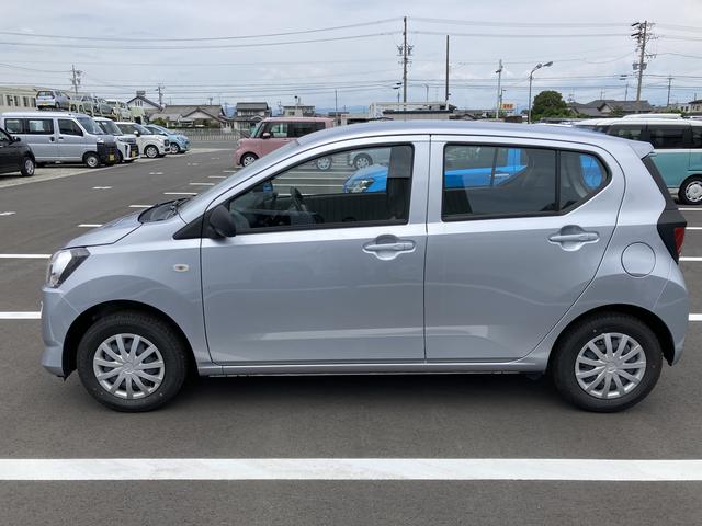 ミライースＬ　ＳＡIII１３インチフルホイールキャップ　マルチリフレクターハロゲンヘッドランプ　可倒式ドアミラー　自発光式デジタルメーターアンバーイルミネーションメーター　マニュアルエアコン（ダイヤル式）　キーレスエントリー（静岡県）の中古車