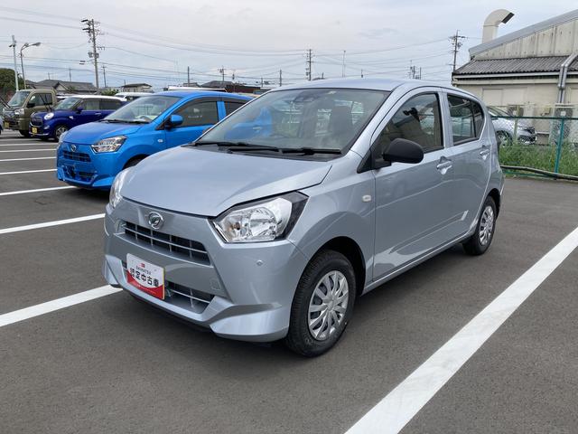 ミライースＬ　ＳＡIII１３インチフルホイールキャップ　マルチリフレクターハロゲンヘッドランプ　可倒式ドアミラー　自発光式デジタルメーターアンバーイルミネーションメーター　マニュアルエアコン（ダイヤル式）　キーレスエントリー（静岡県）の中古車