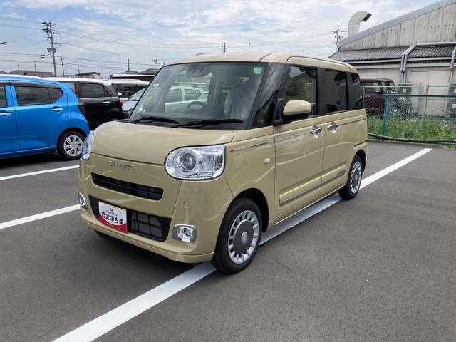 ムーヴキャンバスセオリーＧ１４インチフルホイールキャップ　ＬＥＤヘッドランプ　ＬＥＤフォグランプ　ホっとカップホルダー　両側パワースライドドア　キーフリーシステム　プッシュボタンスタート　ＵＶカットガラス（静岡県）の中古車