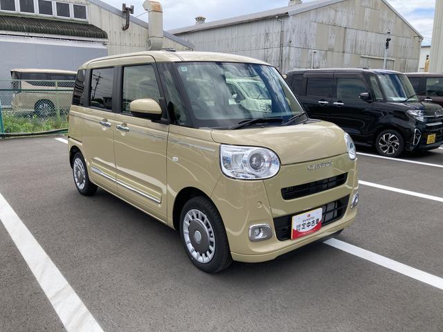 ムーヴキャンバスセオリーＧ１４インチフルホイールキャップ　ＬＥＤヘッドランプ　ＬＥＤフォグランプ　ホっとカップホルダー　両側パワースライドドア　キーフリーシステム　プッシュボタンスタート　ＵＶカットガラス（静岡県）の中古車