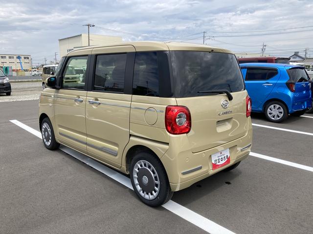 ムーヴキャンバスセオリーＧ１４インチフルホイールキャップ　ＬＥＤヘッドランプ　ＬＥＤフォグランプ　ホっとカップホルダー　両側パワースライドドア　キーフリーシステム　プッシュボタンスタート　ＵＶカットガラス（静岡県）の中古車