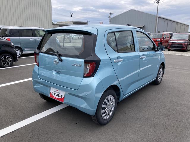 ミライースＬ　ＳＡIII１３インチフルホイールキャップ　マルチリフレクターハロゲンヘッドランプ　可倒式ドアミラー　自発光式デジタルメーターアンバーイルミネーションメーター　マニュアルエアコン（ダイヤル式）　キーレスエントリー（静岡県）の中古車
