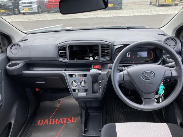 ミライースＬ　ＳＡIII１３インチフルホイールキャップ　マルチリフレクターハロゲンヘッドランプ　可倒式ドアミラー　自発光式デジタルメーターアンバーイルミネーションメーター　マニュアルエアコン（ダイヤル式）　キーレスエントリー（静岡県）の中古車
