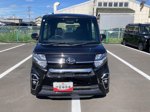 タントカスタムＸ１４インチアルミホイール　大型エアロバンパー　フルＬＥＤヘッドランプ　オート格納式カラードドアミラー　両側パワースライドドア　キーフリーシステム　プッシュボタンスタート（静岡県）の中古車