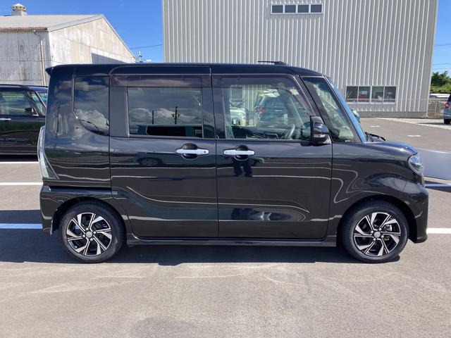 タントカスタムＸ１４インチアルミホイール　大型エアロバンパー　フルＬＥＤヘッドランプ　オート格納式カラードドアミラー　両側パワースライドドア　キーフリーシステム　プッシュボタンスタート（静岡県）の中古車