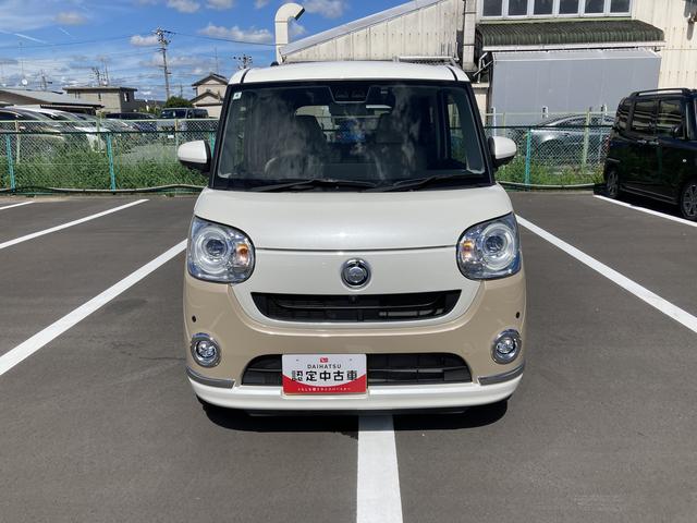 ムーヴキャンバスＧメイクアップＶＳ　ＳＡIII１４インチフルホイールキャップ　ＬＥＤヘッドランプ　キーフリーシステム　両側パワースライドドア　オートエアコン（プッシュ式）　オートライト　置きラクボックス（静岡県）の中古車