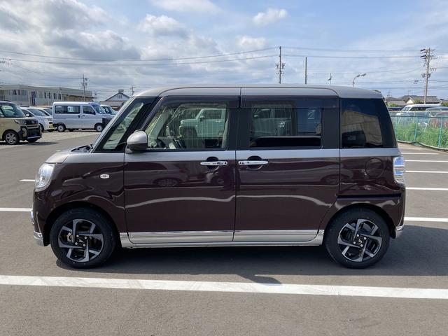 ムーヴキャンバスＧブラックインテリアＶＳ　ＳＡIII１４インチフルホイールキャップ　ＬＥＤヘッドランプ　キーフリーシステム　両側パワースライドドア　オートエアコン（プッシュ式）　オートライト　置きラクボックス（静岡県）の中古車