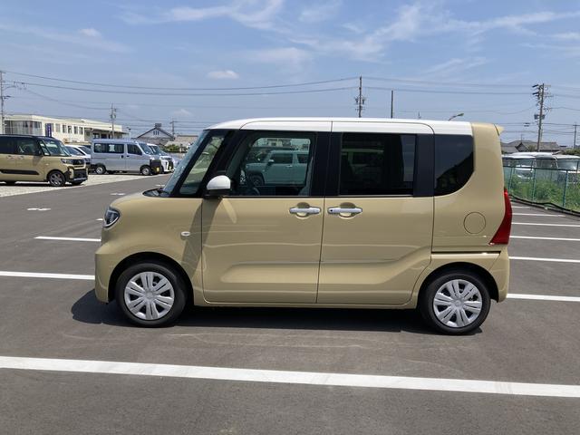 タントＸ１４インチフルホイールキャップ　フルＬＥＤヘッドランプ　オート格納式カラードドアミラー　左側パワースライドドア　ＴＦＴカラーマルチインフォメーションディスプレイ　フルファブリックシート（静岡県）の中古車
