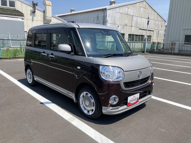 ムーヴキャンバスＸブラックインテリアリミテッド　ＳＡIII１４インチフルホイールキャップ　キーフリーシステム　両側パワースライドドア　オートエアコン（プッシュ式）　オートライト　置きラクボックス（静岡県）の中古車