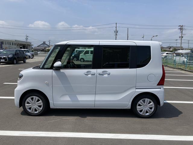 タントＸセレクション１４インチフルホイールキャップ　フルＬＥＤヘッドランプ　オート格納式カラードドアミラー　左側パワースライドドア　ＴＦＴカラーマルチインフォメーションディスプレイ　フルファブリックシート（静岡県）の中古車